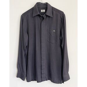 Rare Lacoste Shirt : Men's Size 38 : button-down long sleeve dress shirt